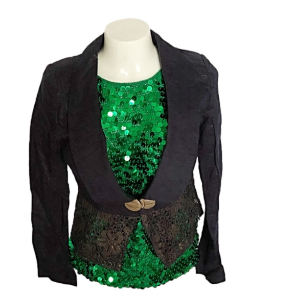 π MODE - Black with Gold specs Blazer - Picture 6 of 13